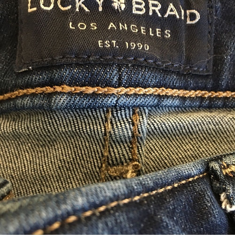 NEW w/o Tags LUCKY BRAND LOW RISE SKINNY! Dark wash - Picture 4 of 7